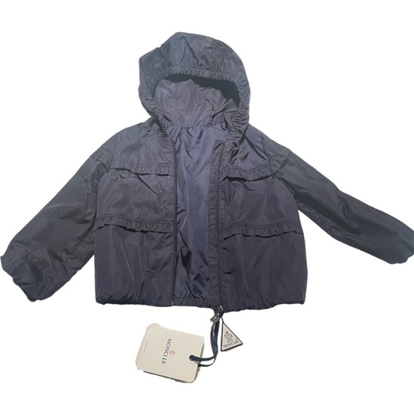 Moncler Enfant ruffle-detail hooded jacket NWT size 2 - Picture 3 of 5